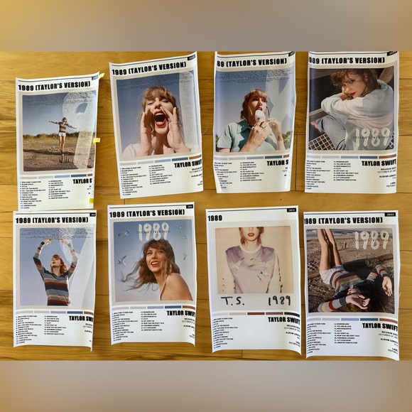 Taylor Swift 8 Canvas 8”x12” Posters NWT - Picture 5 of 5